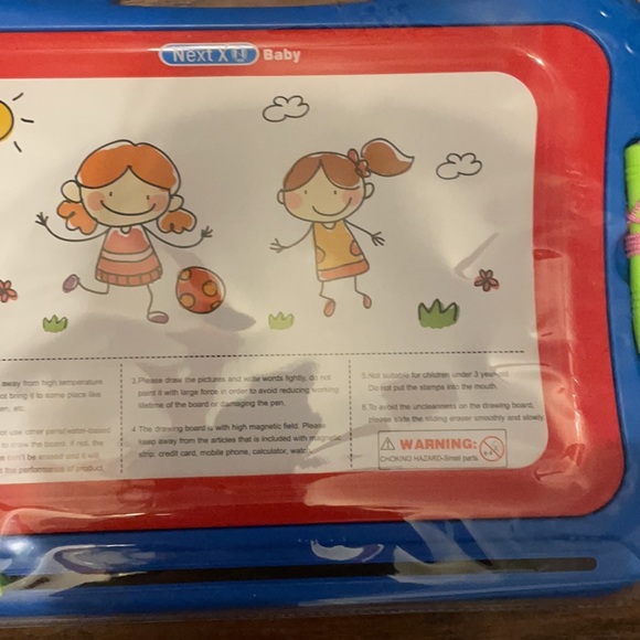 Kids Next X Drawing Board With Stickers, Stamps, A Slide, And Colorful P… - Picture 4 of 13
